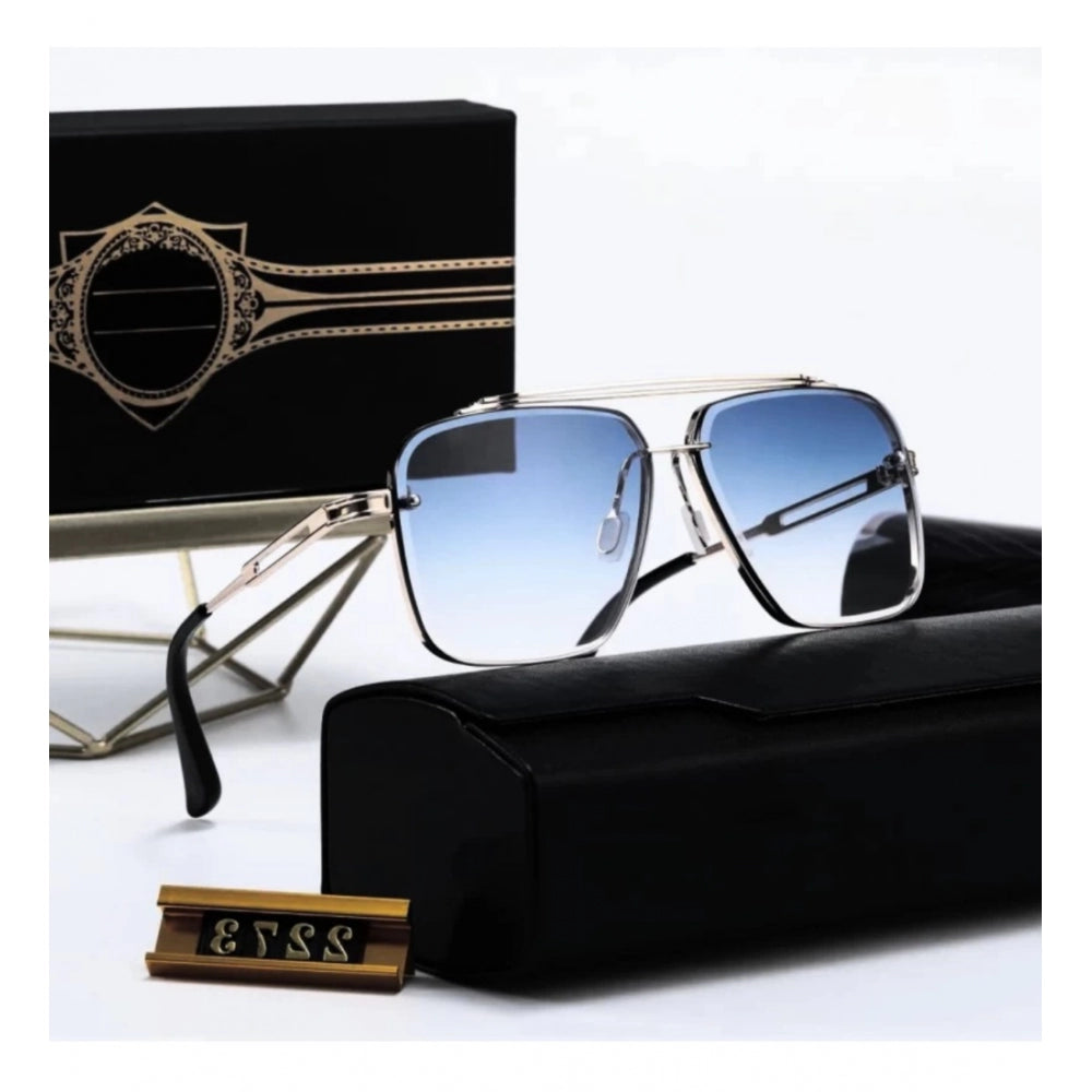 Generic Classic Unisex UV400 Protection Sunglasses (Blue) Secondary image