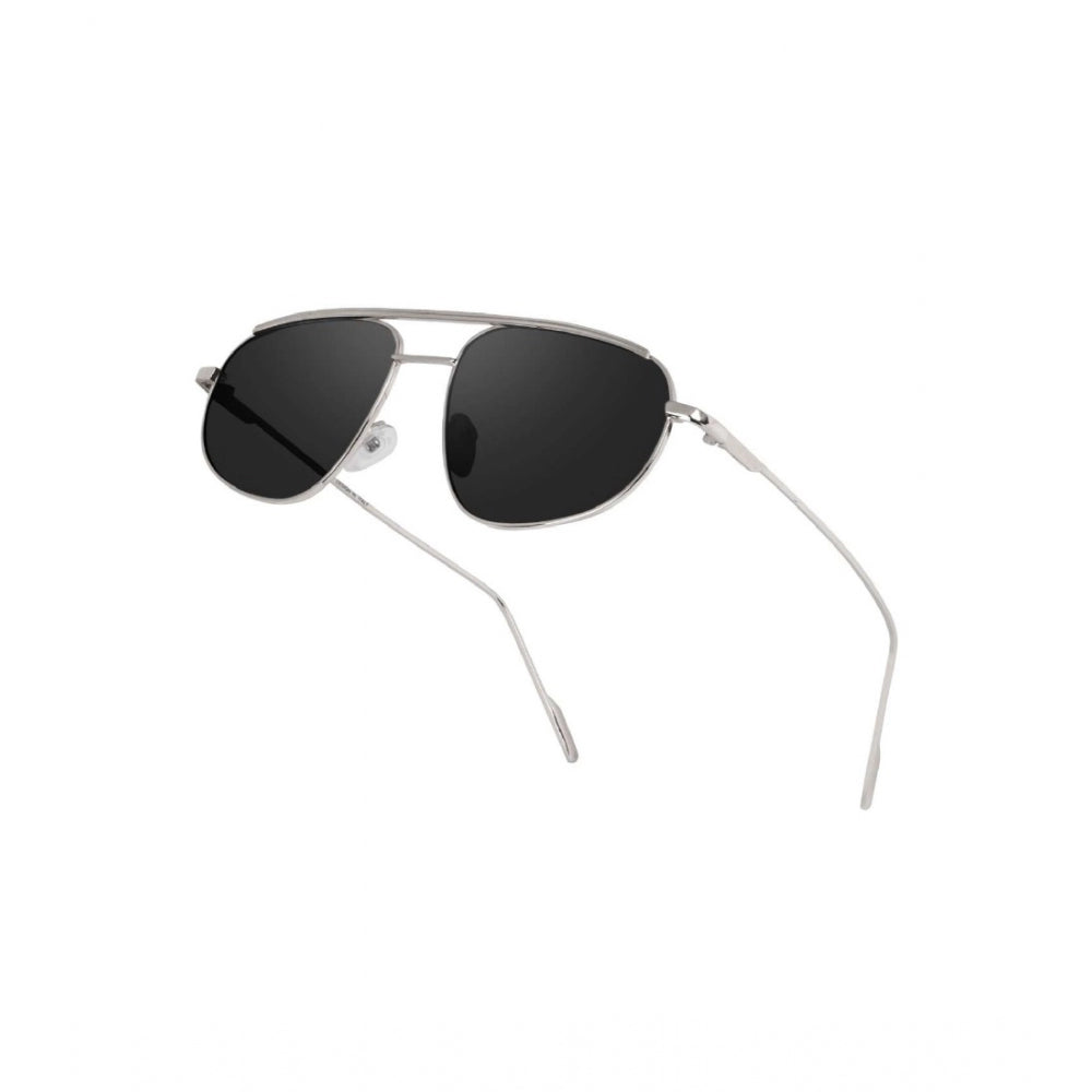 Generic Classic Unisex UV400 Protection Sunglasses (Silver) Secondary image