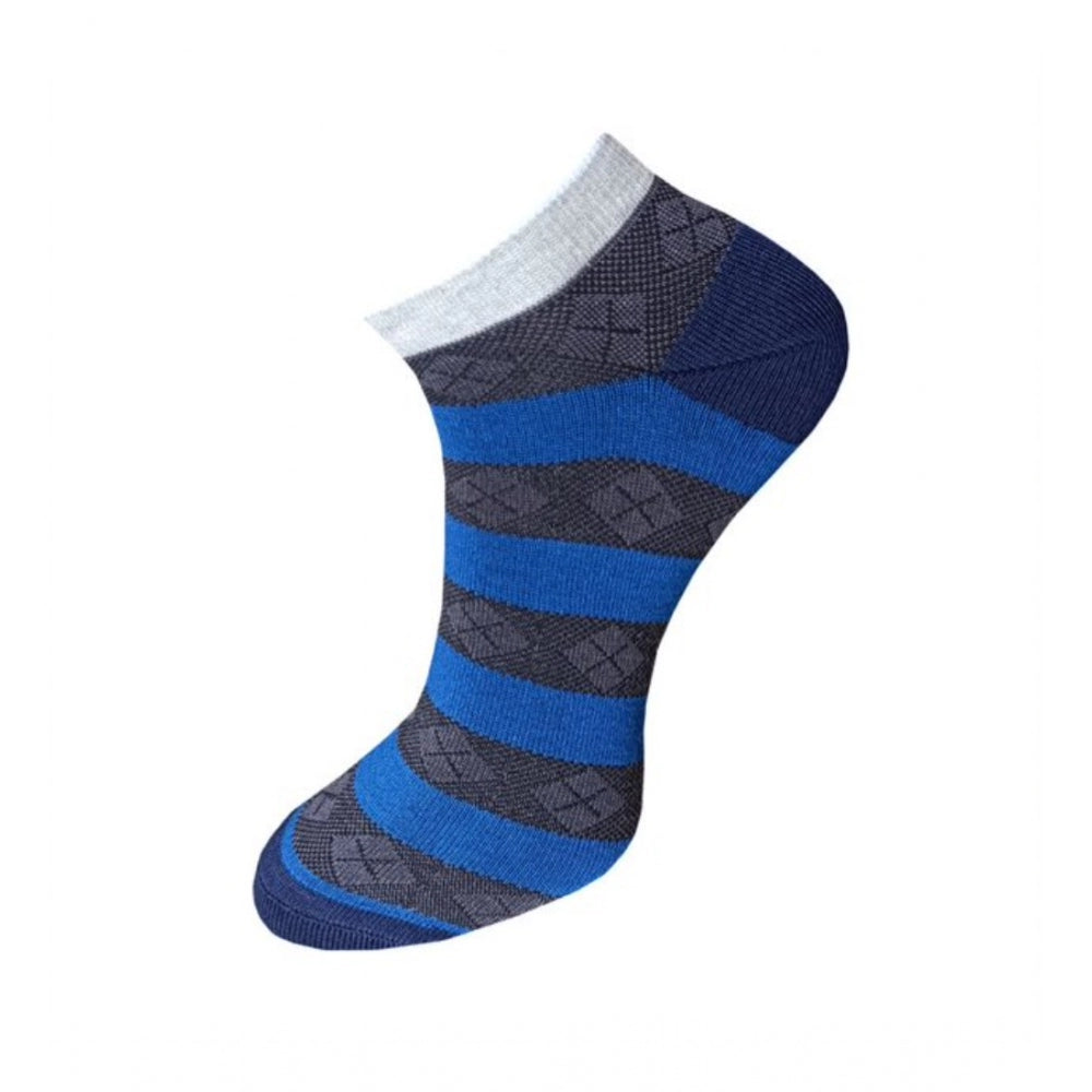 Generic 3_Pair Set Unisex Casual Cotton Printed Ankle Length Socks (Multicolor) Secondary image