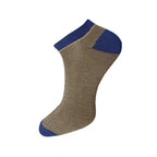 Generic 3_Pair Set Unisex Casual Cotton Solid Ankle Length Socks (Multicolor)