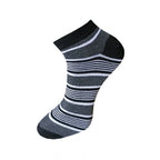 Generic 3_Pair Set Unisex Casual Cotton Striped Ankle Length Socks (Multicolor)