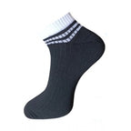 Generic 3_Pair Set Unisex Casual Cotton Striped Ankle Length Socks (Multicolor)