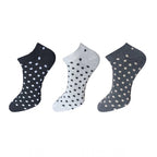 Generic 3_Pair Set Unisex Casual Cotton Printed Ankle Length Socks (Multicolor)