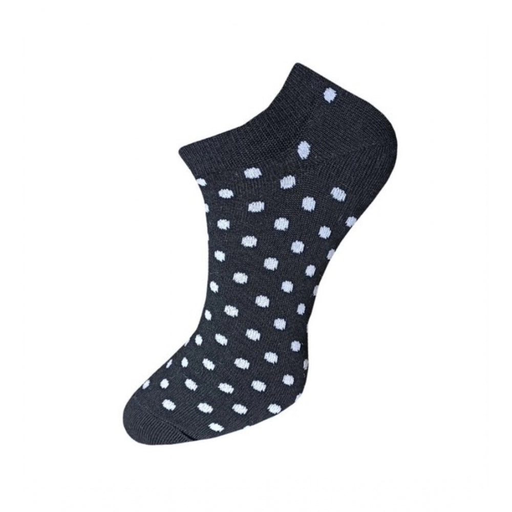 Generic 3_Pair Set Unisex Casual Cotton Printed Ankle Length Socks (Multicolor) Secondary image