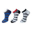 Generic 3_Pair Set Unisex Casual Cotton Printed Ankle Length Socks (Multicolor)