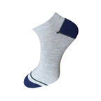 Generic 3_Pair Set Unisex Casual Cotton Solid Ankle Length Socks (Multicolor)