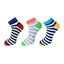 Generic 3_Pair Set Unisex Casual Cotton Striped Ankle Length Socks (Multicolor)