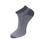 Generic 3_Pair Set Unisex Casual Cotton Striped Ankle Length Socks (Multicolor)