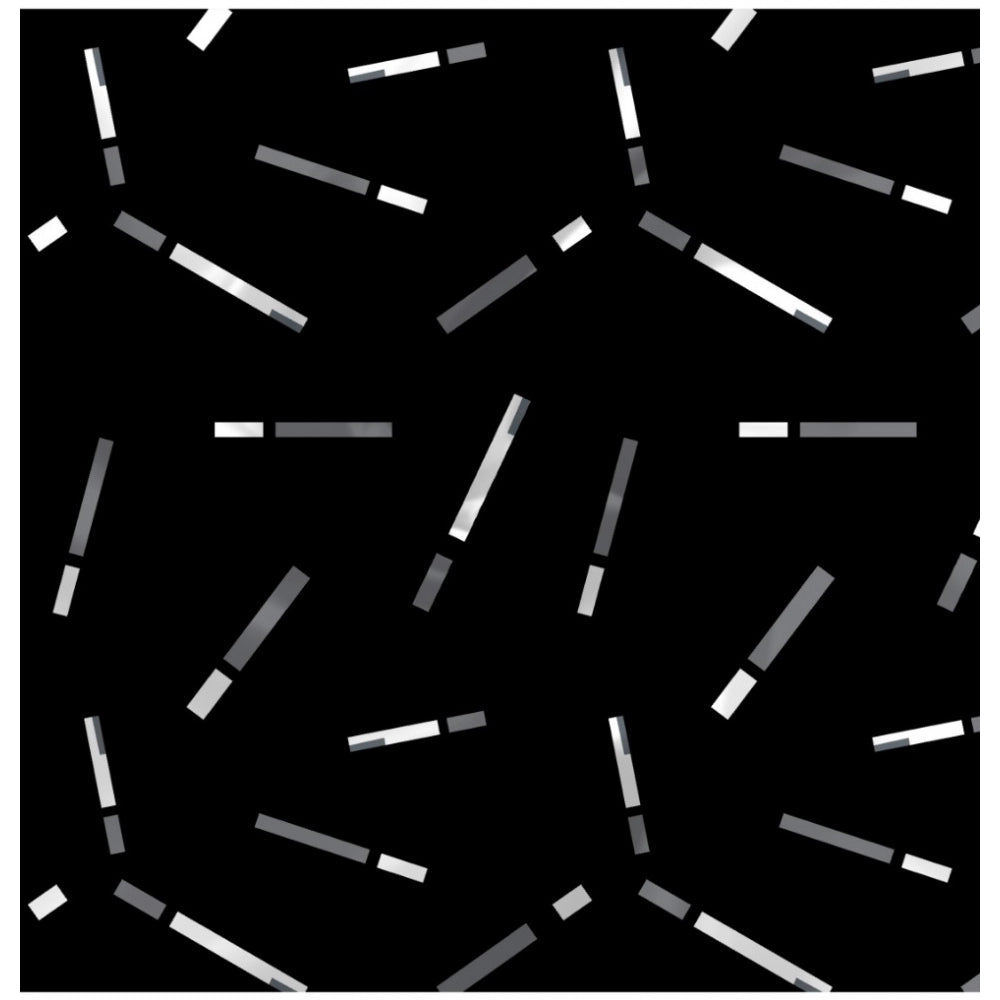 Generic Men's Casual Floral Printed Cotton Blend Unstitched Shirt Fabric 1.6 Mtrs (Black)