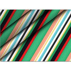 Generic Men's Casual Floral Printed Cotton Blend Unstitched Shirt Fabric 1.6 Mtrs (Green)