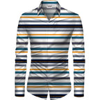 Generic Men's Casual Floral Printed Cotton Blend Unstitched Shirt Fabric 1.6 Mtrs (Multicolor)