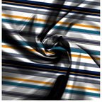 Generic Men's Casual Floral Printed Cotton Blend Unstitched Shirt Fabric 1.6 Mtrs (Multicolor)