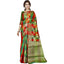 Generic Women's Jacquard Woven Saree With Unstitched Blouse 5.5Mtr (Green)