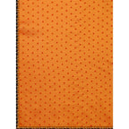 Generic Women's Silk Blend Embellished Saree With Unstitched Blouse 5.5Mtr (Orange)