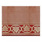 Generic Women's Jacquard Woven Saree With Unstitched Blouse 5.5Mtr (Black)