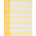 Generic Women's Cotton Silk Striped Saree With Unstitched Blouse 5.5Mtr (Silver)