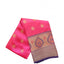Generic Women's Silk Blend Woven Saree With Unstitched Blouse 5.5Mtr (Pink)