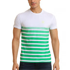 Generic Men's Casual Cotton Printed Round Neck Half Sleeve T-Shirt (Green)