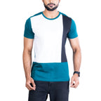 Generic Men's Casual Cotton Printed Round Neck Half Sleeve T-Shirt (Green)