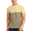 Generic Men's Casual Cotton Printed Round Neck Half Sleeve T-Shirt (Brown)