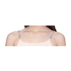 Generic Women's Polyester Solid Shoulder Straps Regular Top (Beige)