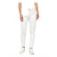 Generic Women's Denim Solid Buttoned Jeans (White)