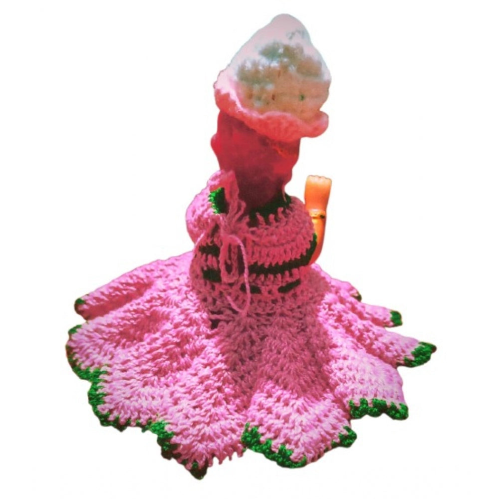 Generic Laddu Gopal Tharad Dress Size: 0 To 6 (Light Pink) Main image
