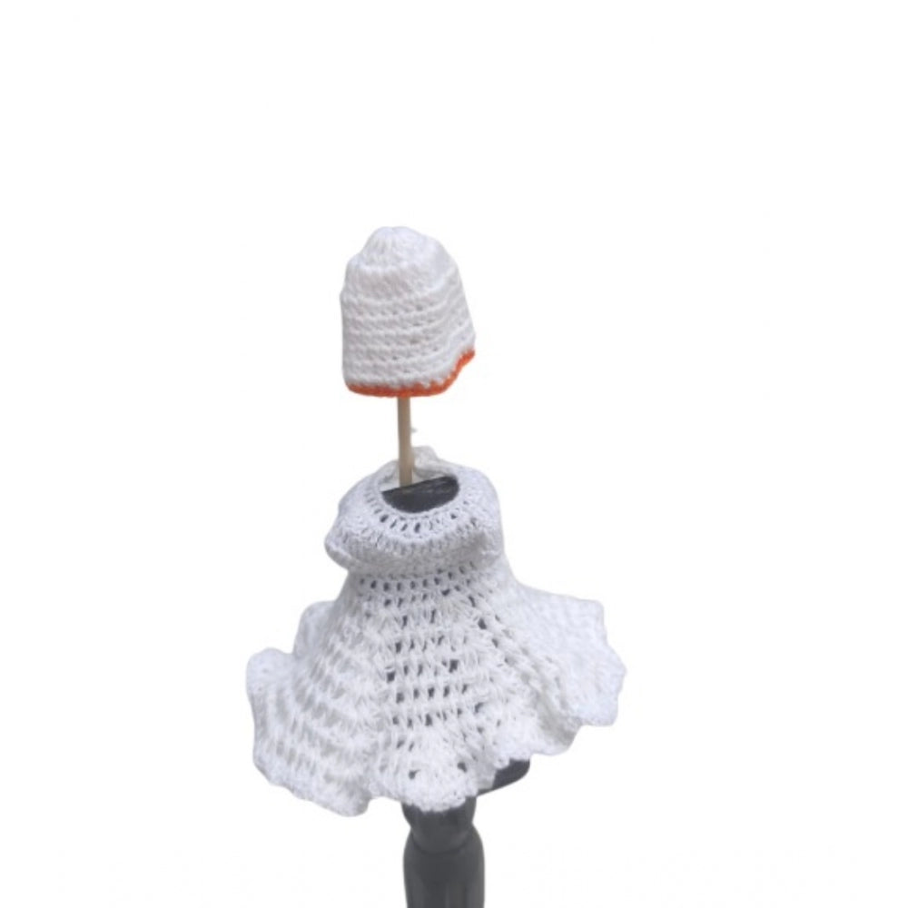 Generic Laddu Gopal Tharad Dress Size: 0 To 6 (White) Main image