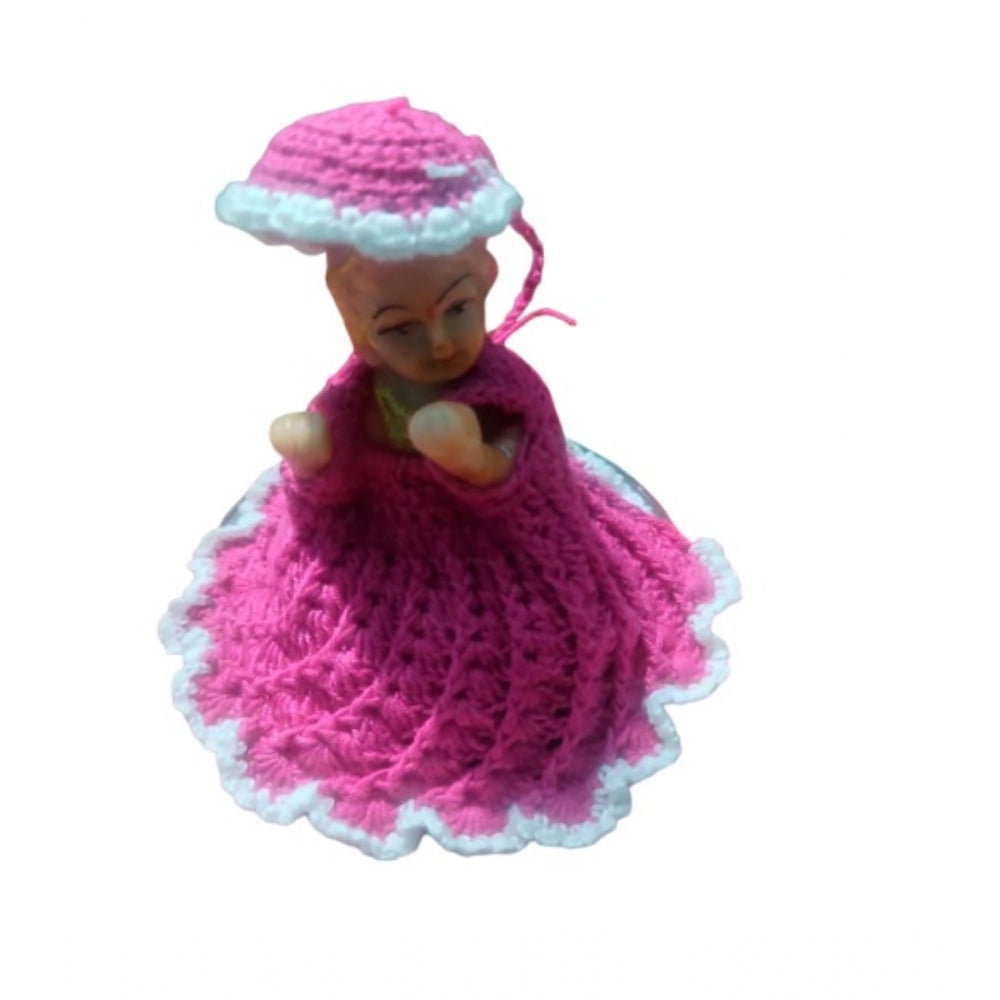 Generic Laddu Gopal Tharad Dress Size: 0 To 6 (Magenta) Main image
