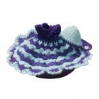 Generic Laddu Gopal Tharad Dress Size: 0 To 6 (White-Lavender)