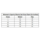 Generic Women's Polyester Solid Above Knee High-Rise Shorts (Navy)
