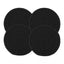 Generic Cotton Rope Drink Coasters 4 Pcs Set (Black)
