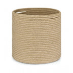 Generic Cotton Large Woven Storage Basket 11x11 Inch Pack of 1 (Beige)