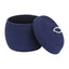 Generic Cotton Bear Shaped Storage Matka Basket With Lid Pack of 1 (Blue)