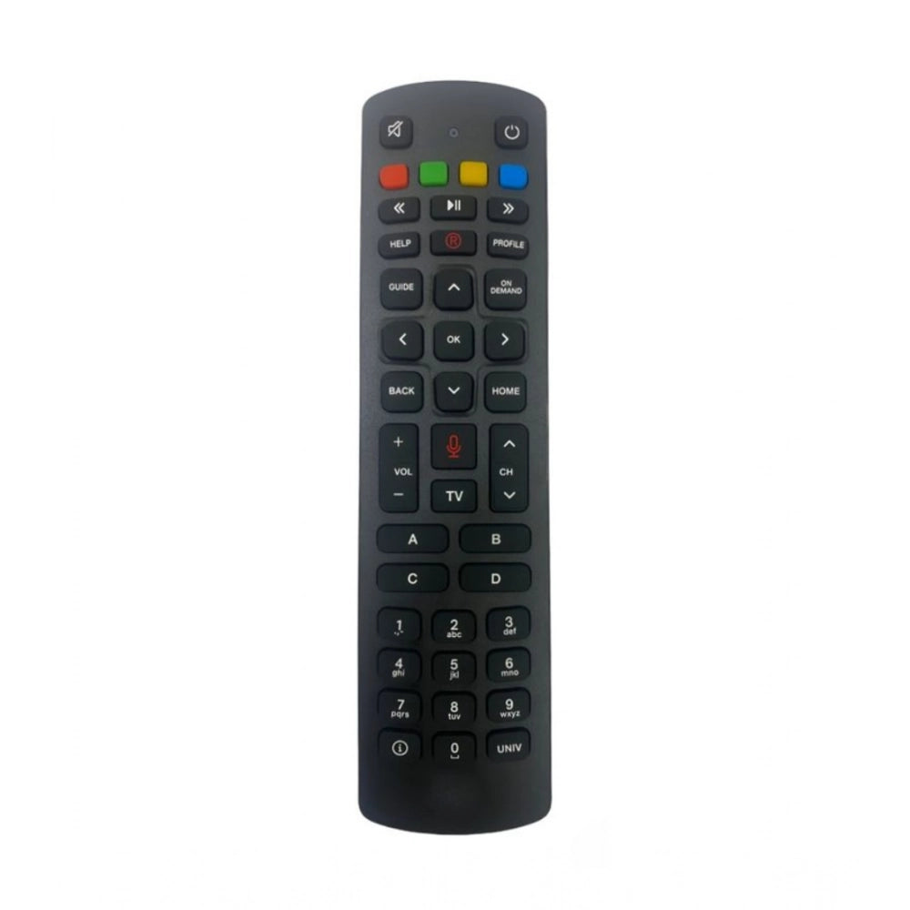 Generic Set Top Box Remote No. 1131 With Recording Functions Compatible-Replacement for Jio Fiber Set Top Box Remote Control (Black) Main image