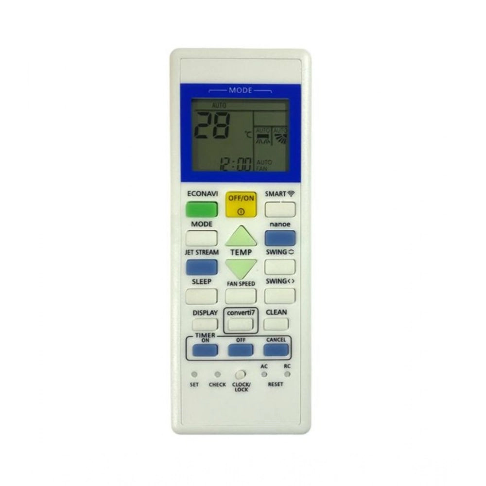 Generic AC Remote No. 157F Compatible-Replacement for Panasonic - Panasonic Inverter AC Remote Control (White) Main image