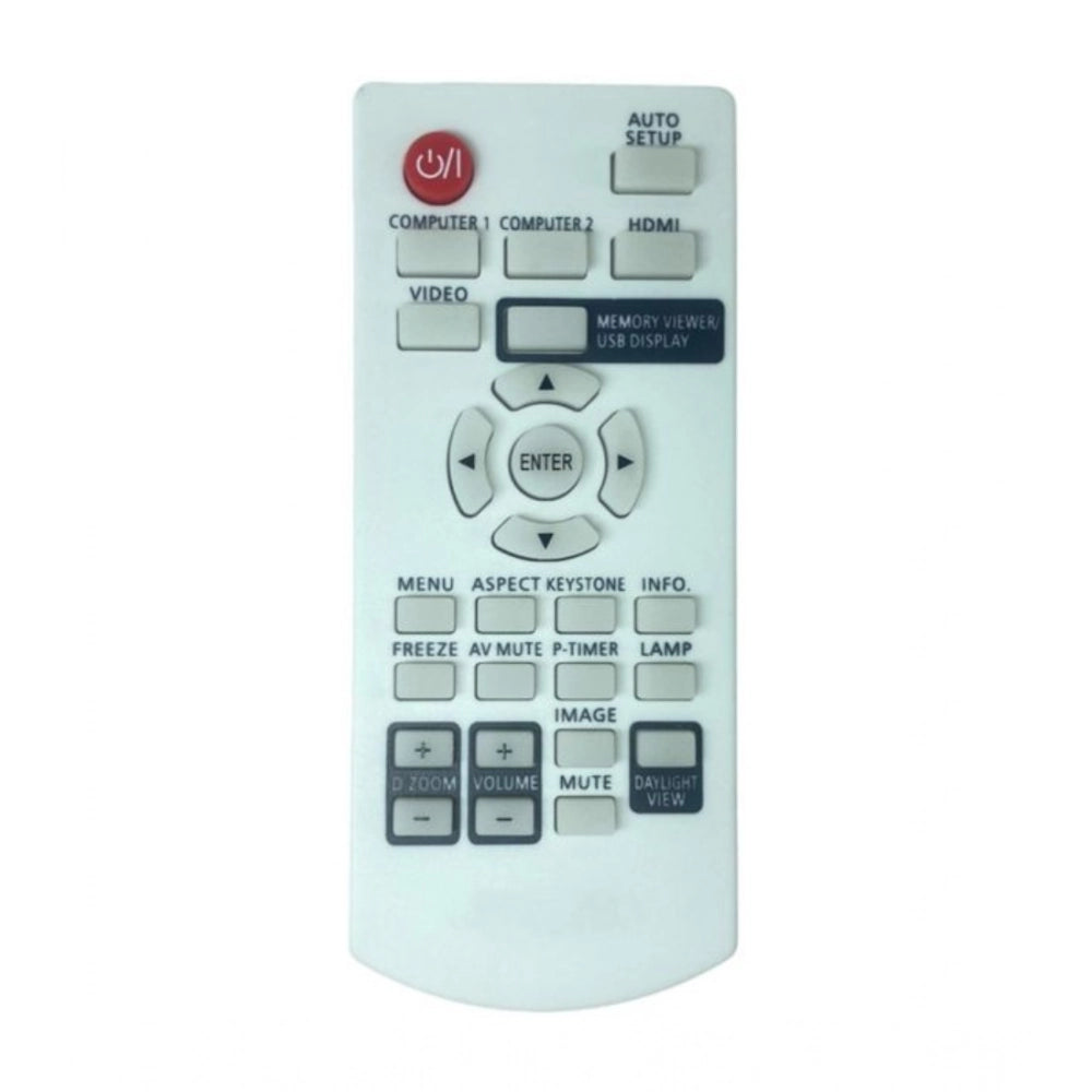 Generic Projector Remote No. 1095 Compatible-Replacement for Panasonic Projector Remote (White) Main image