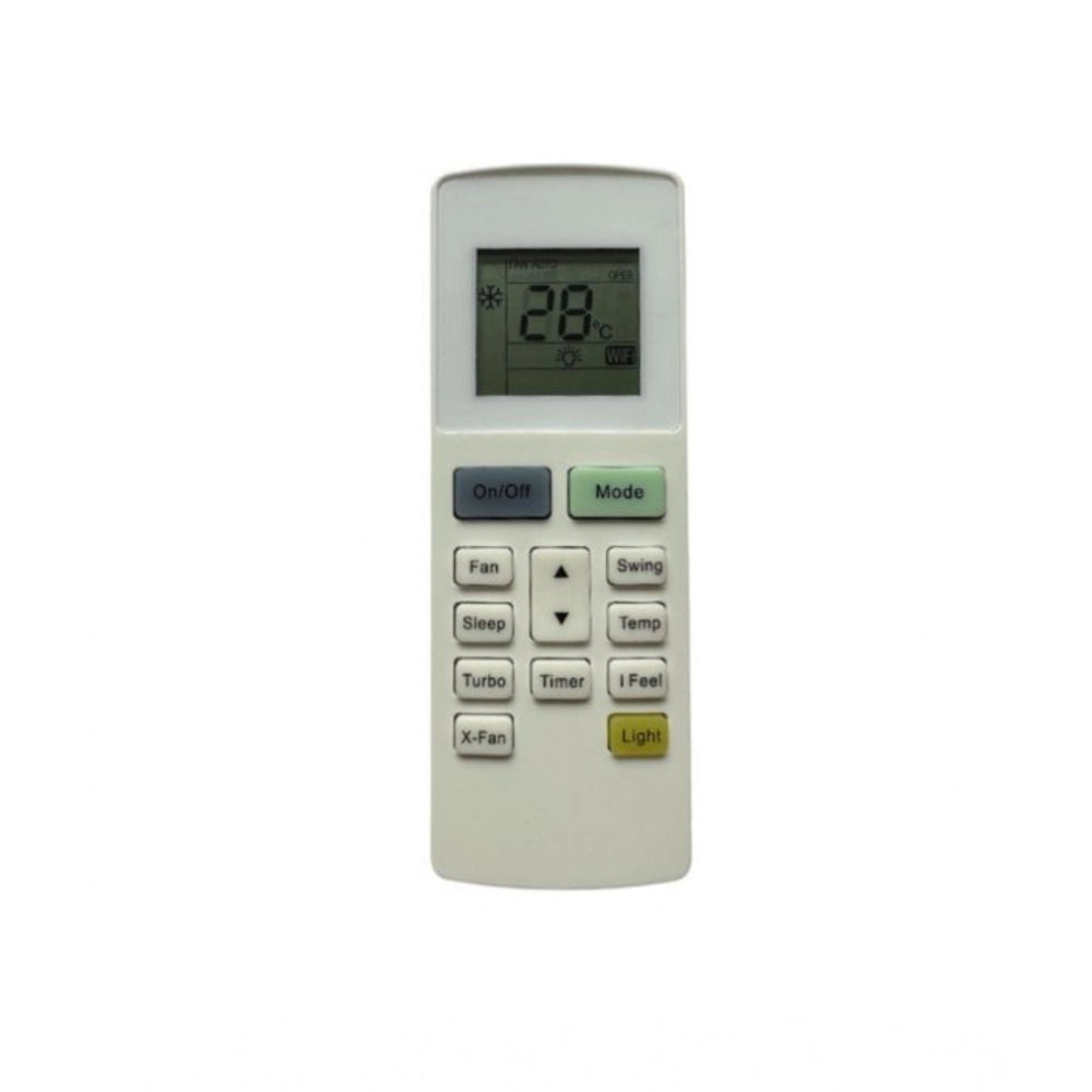 Generic AC Remote No. 222A Compatible-Replacement for Onida AC Remote Control (White) Main image