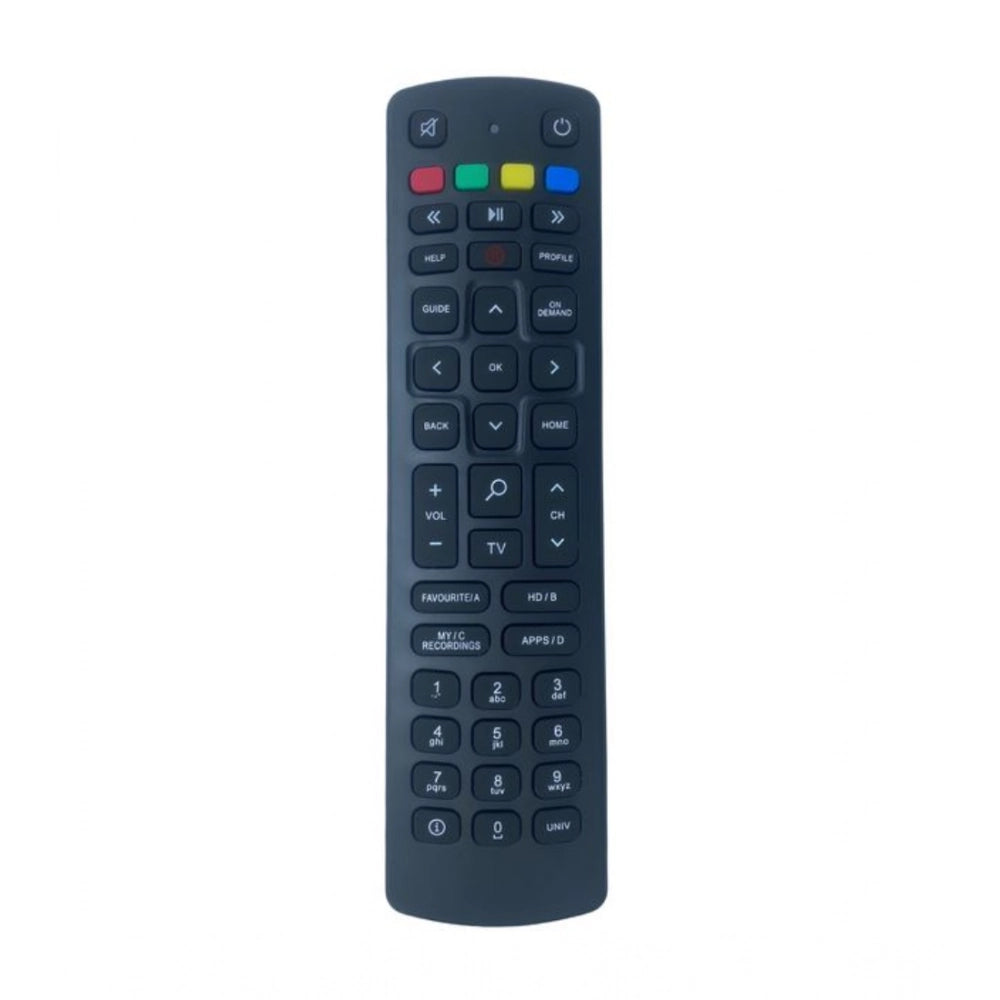 Generic Set Top Box Remote No. 1097 Compatible-Replacement for Jio Fiber Set Top Box Remote Control (Black) Main image