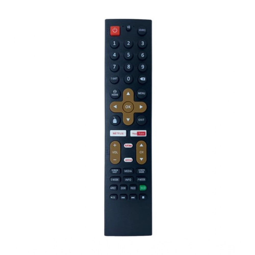 Generic Smart TV Remote No. 1089 with Netflix - YouTube Functions- Compatible-Replacement for Treeview Smart TV LCD-LED Remote Control (Black) Main image