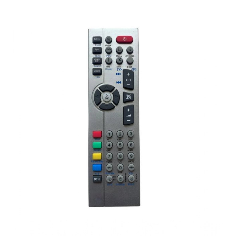 Generic DTH Remote No. URC27-VC80 Compatible-Replacement for Videocon DTH Satellite Box- LCD TV Remote Control (Grey) Main image
