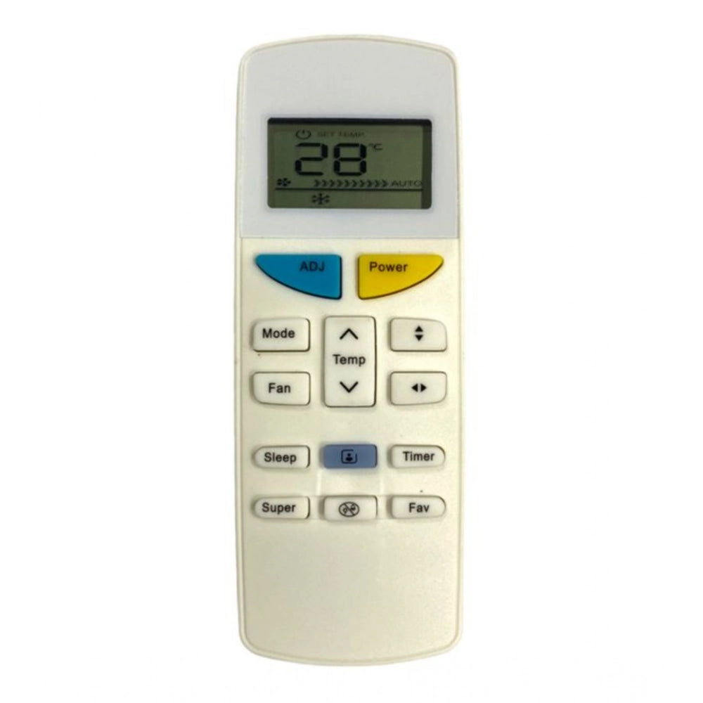 Generic AC Remote No. 255 Compatible-Replacement for Bluestar AC Remote Control (White) Main image