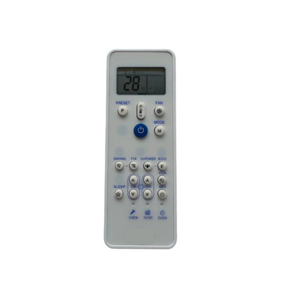 Generic AC Remote No. 212 Compatible-Replacement for Carrier AC Remote Control (White) Main image