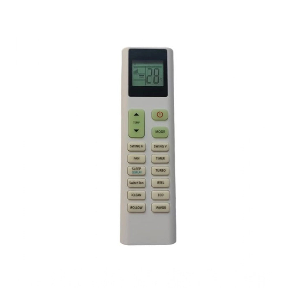 Generic AC Remote No. 254 Compatible-Replacement for Kelvinator AC Remote (White) Main image
