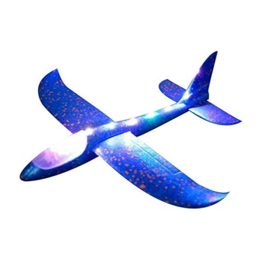 Generic Plastic 3D Throw Foam Plane Aeroplane Gliders, Flying Aircraft Pack Of 1 (Multicolor ) Main image