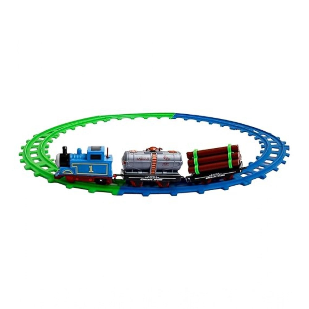 Generic Plastic Thomas Express Train 11Pcs Toy Set With Tracks (Multicolor) Main image