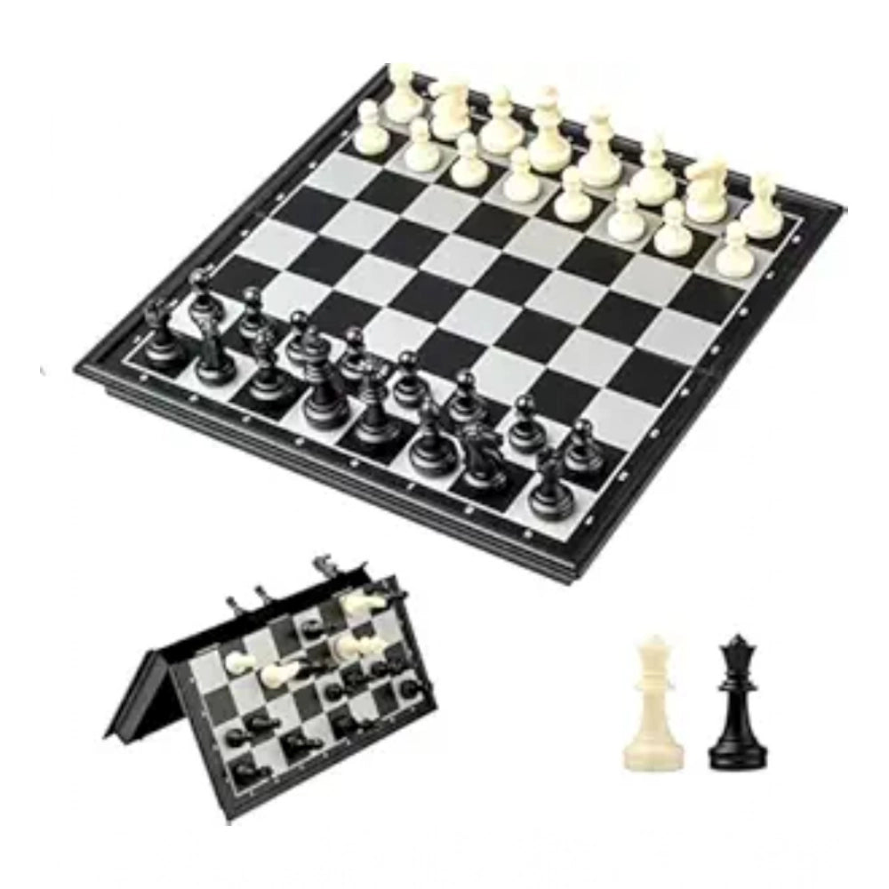 Generic Plastic Chess Board Game For Kids And Adults (Multicolor ) Main image