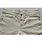 Generic Men's Cotton Blended Solid Classic Fit Jeans (Beige)