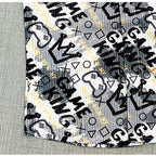 Generic Boy's Cotton Blend Printed Short Sleeve Shirt (MultiColor)