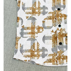 Generic Boy's Cotton Blend Printed Short Sleeve Shirt (MultiColor)